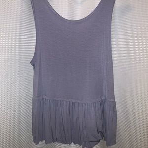 lavender babydoll tank